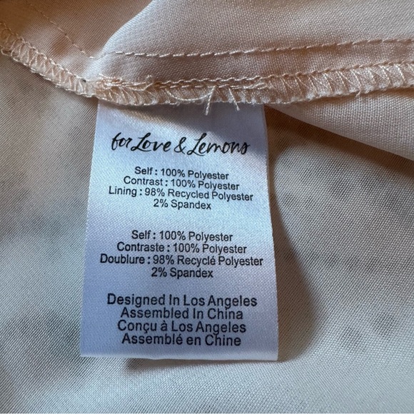 For Love & Lemons Araceli Mini Dress - Size Medium - Picture 10 of 10
